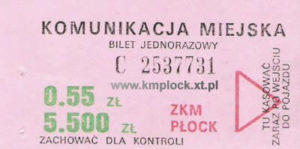 0,55 zł / 5500 zł