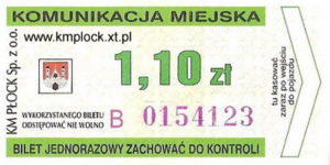 1,10 zł - ulgowy