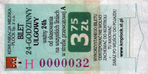 3,75 zł - dobowy ulgowy