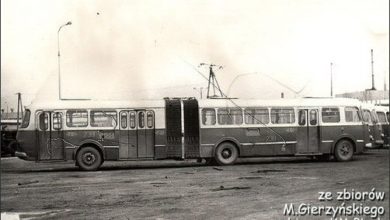 Co ciekawe, przegubowe Jelcze "ogórki" posiadały z boku podwójne oznaczenia, zarówno na członie A, jak i B (#239, ex. #93 MPK Łódź)