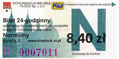 8,40 zł - dobowy normalny