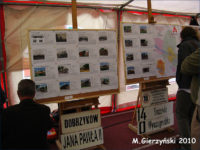 Stanowisko przygotowane przez miłośników komunikacji miejskiej