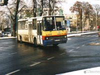 Ikarus #617 po naprawie głównej, pomalowany na biało