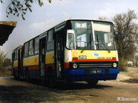 Ikarus #623 na dawnej pętli w Borowiczkach (przy ul. Botanicznej)