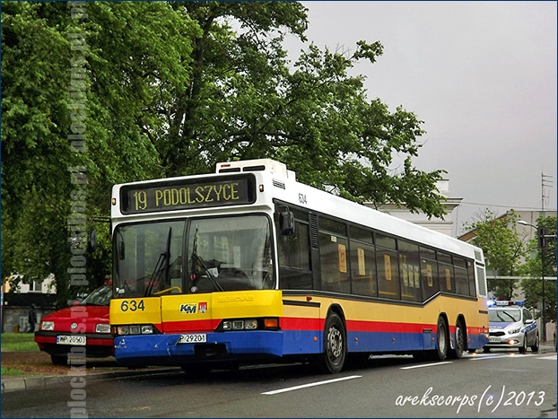 kolizja z udziałem Neoplana N4020td #634