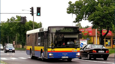 MAN #671 w miejskich barwach