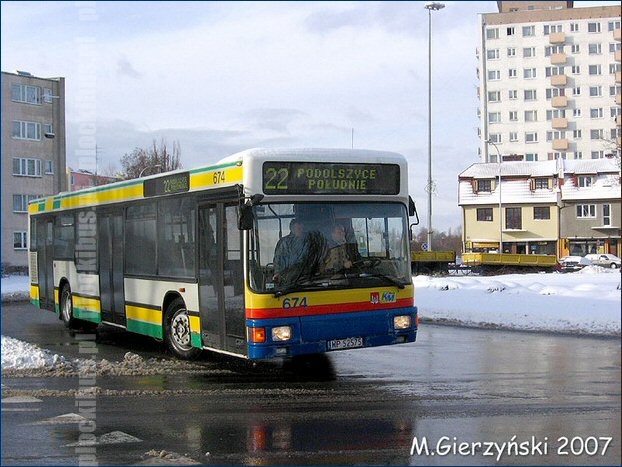 MAN NL222 #674 w barwach Stadtverkehr Kempten