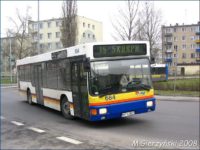 Używane autobusy przez wiele lat jeździły w oryginalnych barwach poprzednich przewoźników, z pomalowanym jedynie przodem w barwy miasta