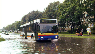"jezioro" na ul. Tysiąclecia