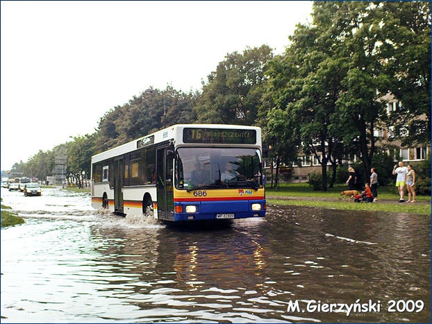 "jezioro" na ul. Tysiąclecia