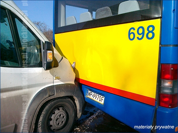 kolizja z udziałem #698'