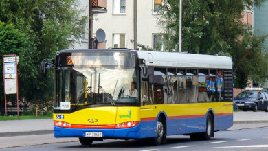 Solaris #706 na linii, jeszcze bez naklejonych oznaczeń zewnętrznych