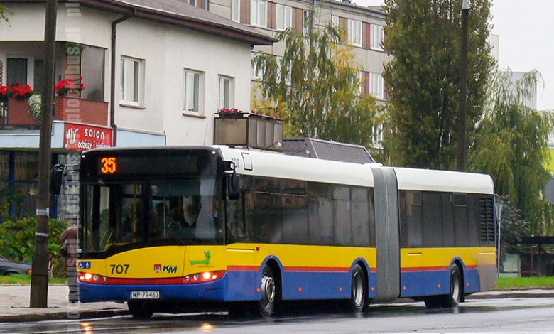 #707 - W 2009 r. na płockich ulicach pojawił się pierwszy Solaris Urbino III 18. W 2012 r. kupiono 5 kolejnych egzemplarzy - tym razem z klimatyzacją.