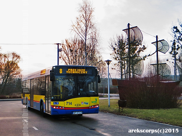 #714 na parkingu Gościniec Pod Żaglami (Nowa Wieś)
