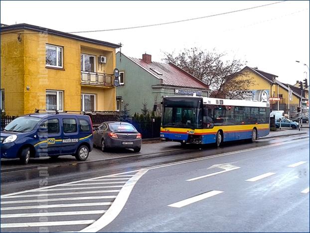 Kolizja z udziałem MANa NL263 #716. Foto: portalplock.pl