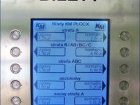 Ekran wyboru kupowanego biletu