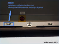 Bramki do liczenia pasażerów zamontowane w MANie NL263 #717.