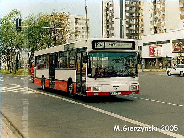 MAN NL202 (WPL 64JJ) na linii P-4