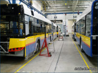 produkcja nowych solarisów dla Płocka - fabryka Solarisa