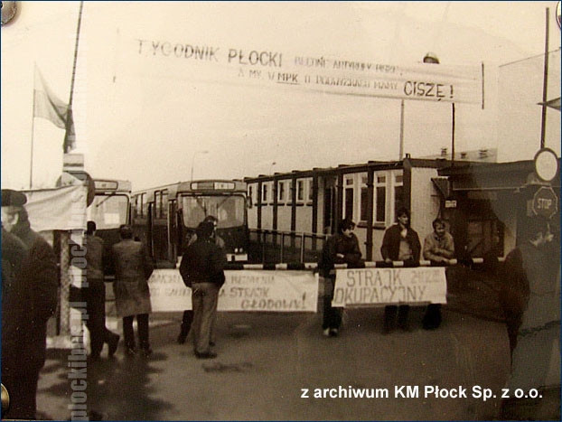Strajk okupacyjny w MPK Płock w 1989 r.