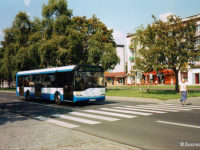 Solaris Urbino 12 z PKA Gdynia na testach w Płocku, linia nr 26