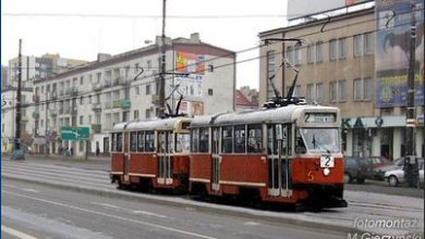 Wizualizacja tramwaju w centrum miasta. Oryginalne zdjęcie - Marcin Stiasny.