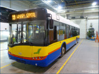 Solaris Urbino III 12 w bolechowskiej fabryce w trakcie odbiorów