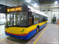 Solaris Urbino III 12 w bolechowskiej fabryce w trakcie odbiorów