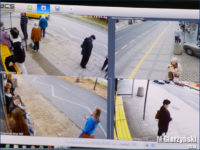 Widok na monitor w Centrum Monitoringu Miejskiego