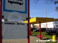 Odmalowany przystanek Kobylińskiego-Topolowa.