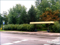 Wiata typu 'Oborniki' na przyst. Orlen, brama X