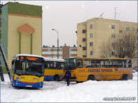 02.12.2010 - Płock, pętla Mazura. ''Złamany'' Jelcz M181MB/3 #679