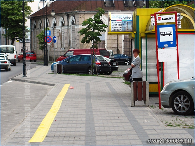 Żółta linia w zatokach