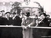 1960 r. - uroczystości związane z zapoczątkowaniem komunikacji miejskiej w Płocku