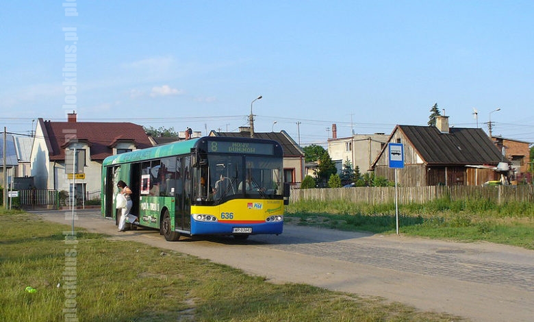 linia nr 8 na trasie objazdowej za chwilę dojedzie do ul. Zielonej