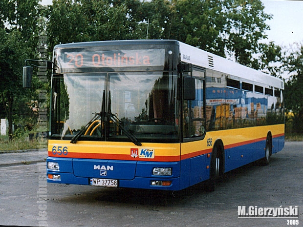 Od 2005 r. (zaczynając od partii MANów #655-660) na przedniej ścianie pojawił się herb Płocka