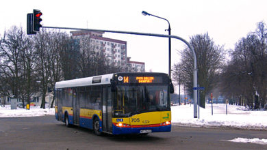 705 wraca z nowej trasy linii 14