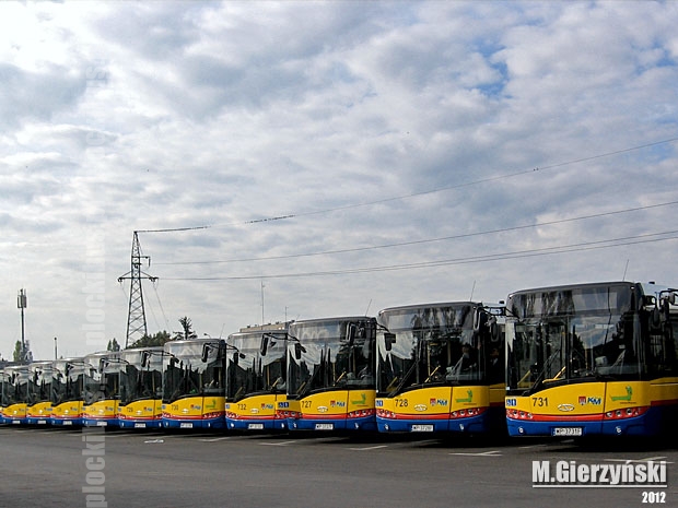 Nowe solarisy na placu zajezdni