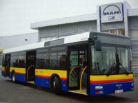 Nowy MAN jeszcze na terenie fabryki - zdjęcie ze zbiorów firmy M.A.N.