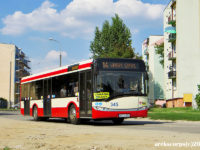 Zastępczy Solaris na objeździe na ul. Na Skarpie