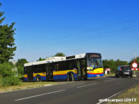 Linia nr 2 wyjeżdża z tymczaswej pętli OD Złote Piaski w kierunku Skarpy