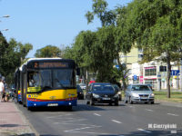 linia 2 na trasie objazdowej (przystanek Jachowicza Teatr)