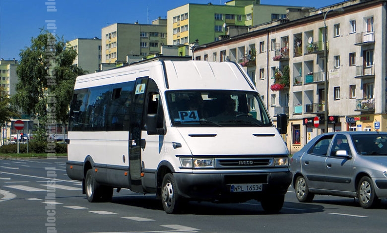 Iveco Daily 50C17 (WPL 16534) na linii P-4