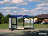 Nowa wiata na przystanku "Orlińskiego 02"