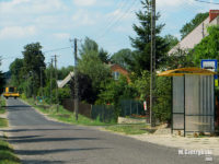 Nowa wiata na przystanku "Mirosław, Piotrowo"