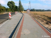 Nowa zatoka na przystanku "Trzepowo, szkoła"