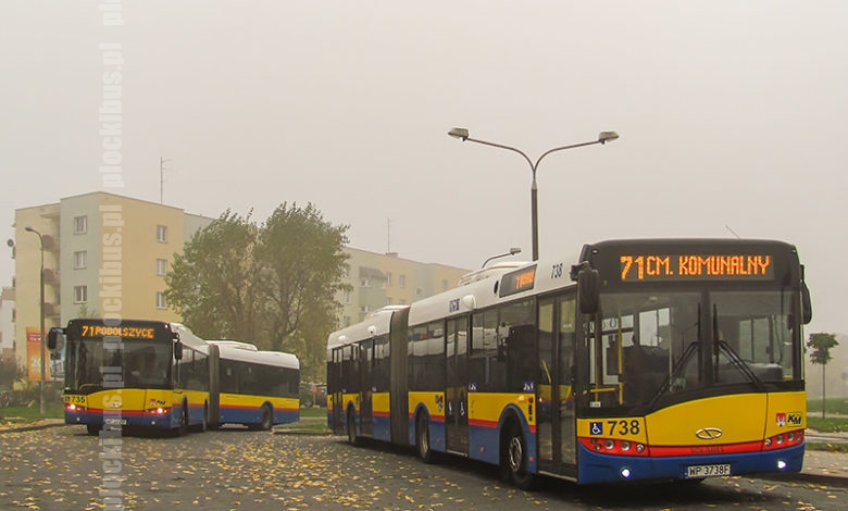 Solarisy Urbino III 18 na linii 71