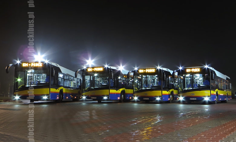 Solarisy IV generacji pod fabryką w Bolechowie