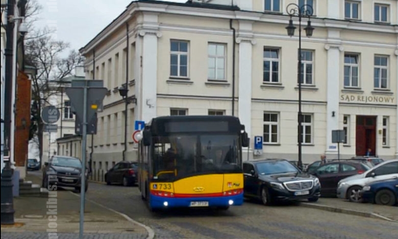 Przejazd Solarisa #733 po Starym Mieście