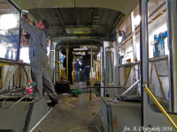 Ikarus #619 podczas rozbiórki